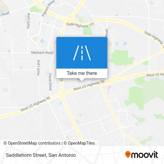 Mapa de Saddlehorn Street