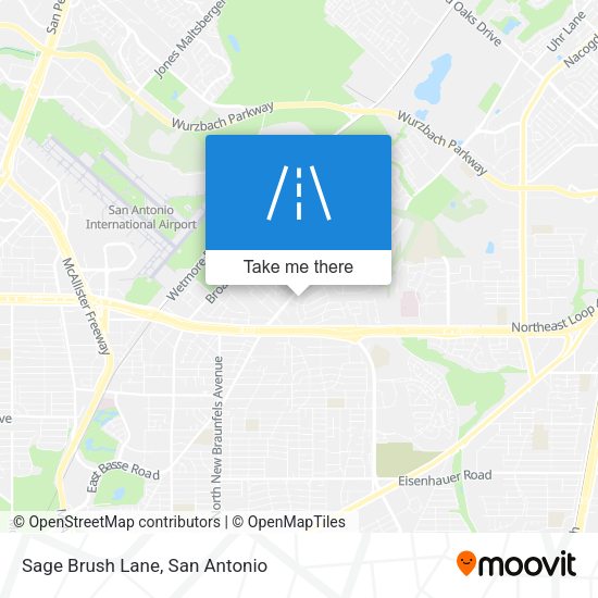 Sage Brush Lane map