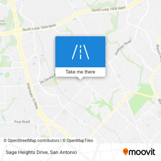 Sage Heights Drive map