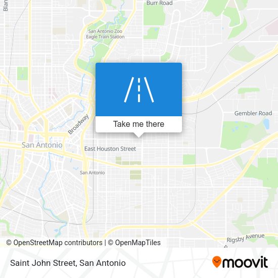 Saint John Street map