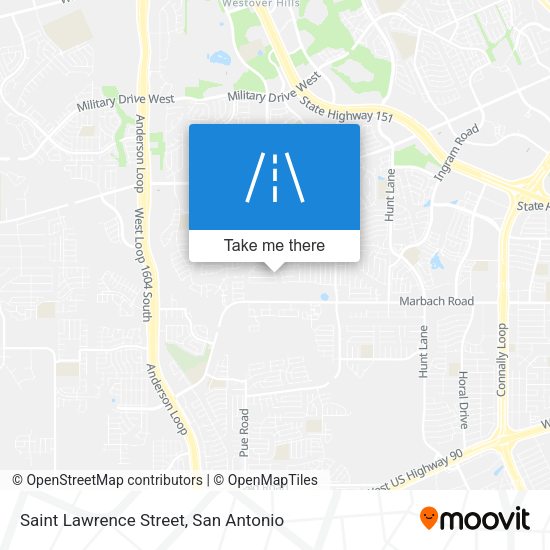 Saint Lawrence Street map
