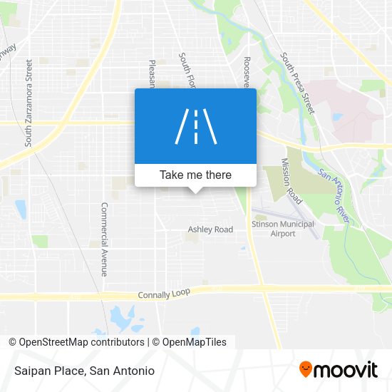 Mapa de Saipan Place