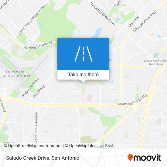 Mapa de Salado Creek Drive
