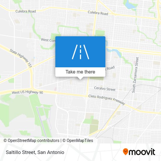 Saltillo Street map