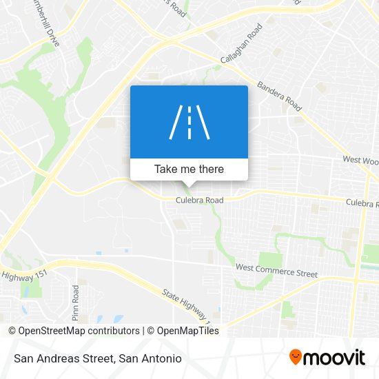 San Andreas Street map