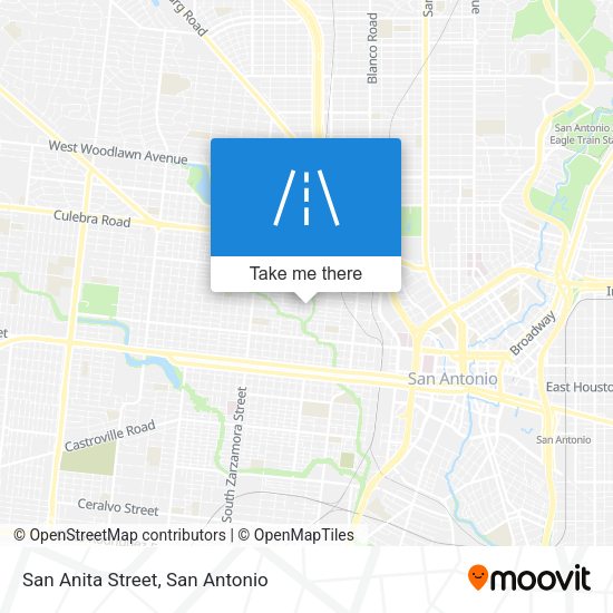 Mapa de San Anita Street