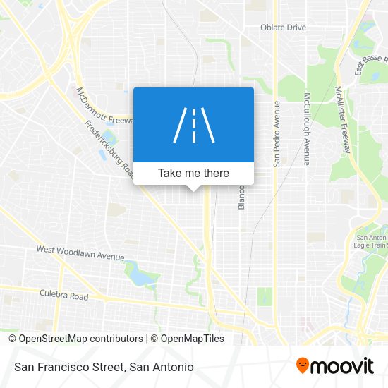 Mapa de San Francisco Street
