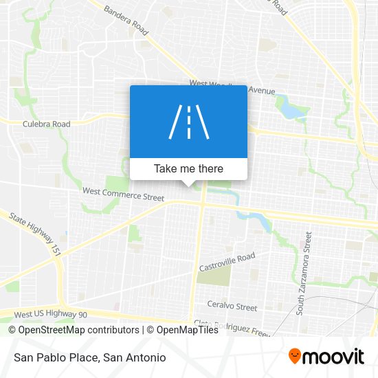San Pablo Place map