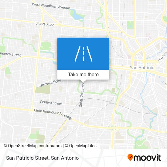 San Patricio Street map