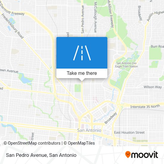 San Pedro Avenue map