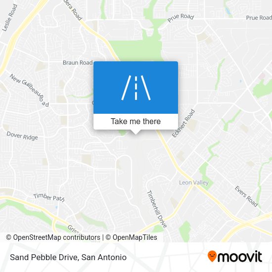 Sand Pebble Drive map