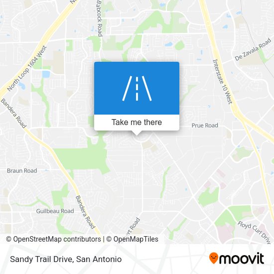 Sandy Trail Drive map