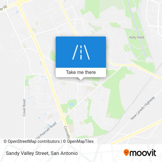 Sandy Valley Street map