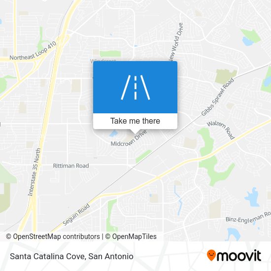Santa Catalina Cove map