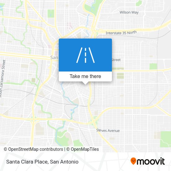 Mapa de Santa Clara Place