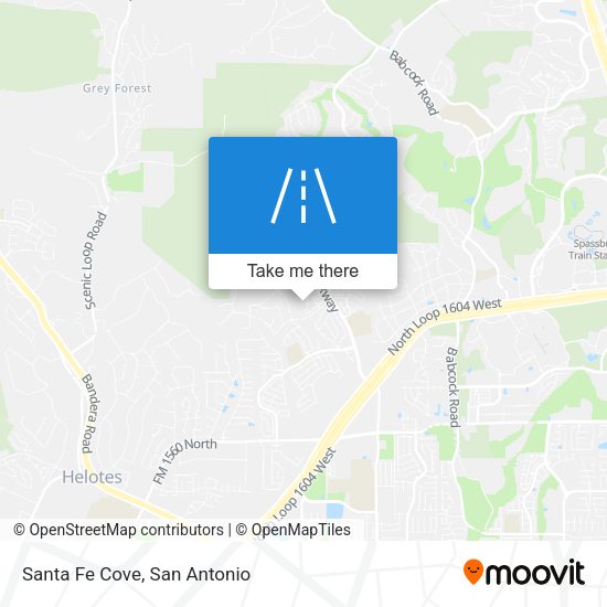 Mapa de Santa Fe Cove