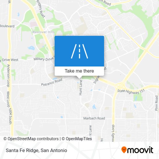 Santa Fe Ridge map