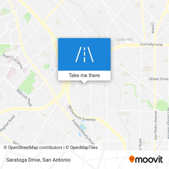 Saratoga Drive map