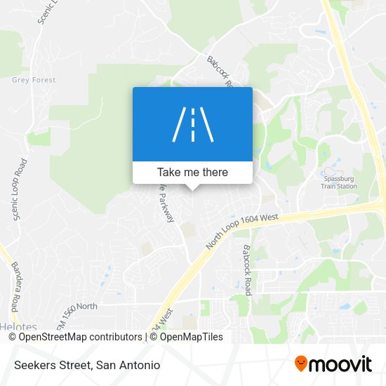 Seekers Street map