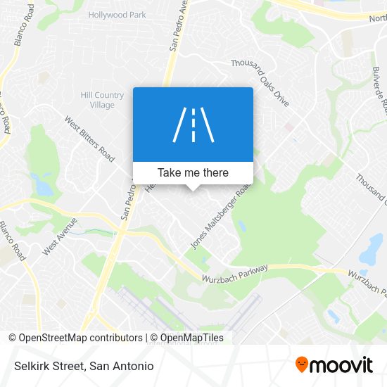 Selkirk Street map