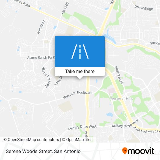 Serene Woods Street map