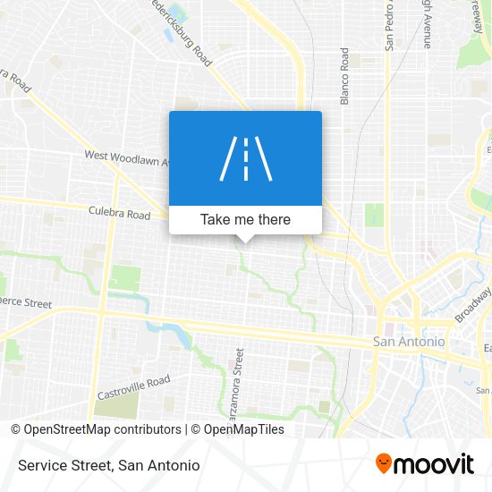 Mapa de Service Street