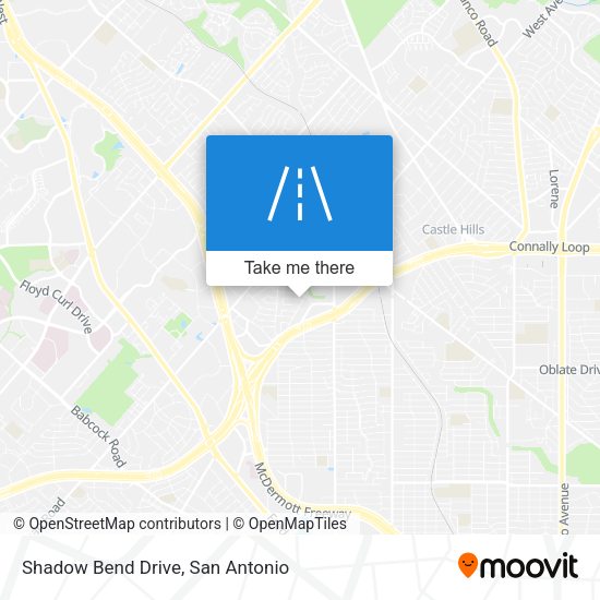 Mapa de Shadow Bend Drive