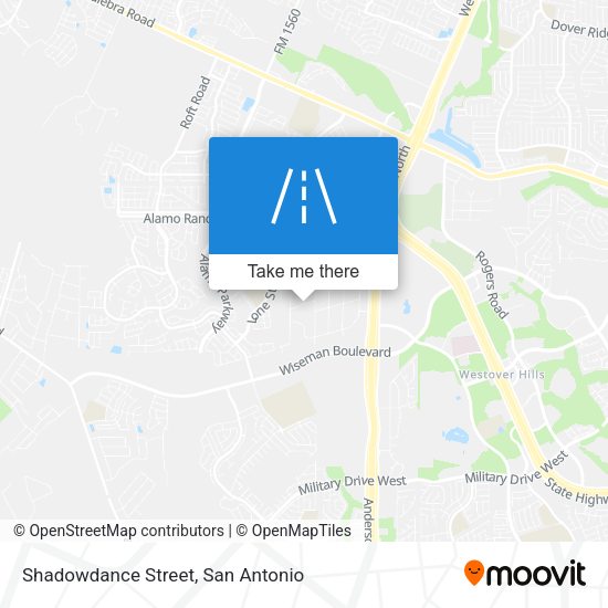 Shadowdance Street map