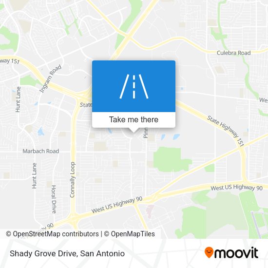 Shady Grove Drive map