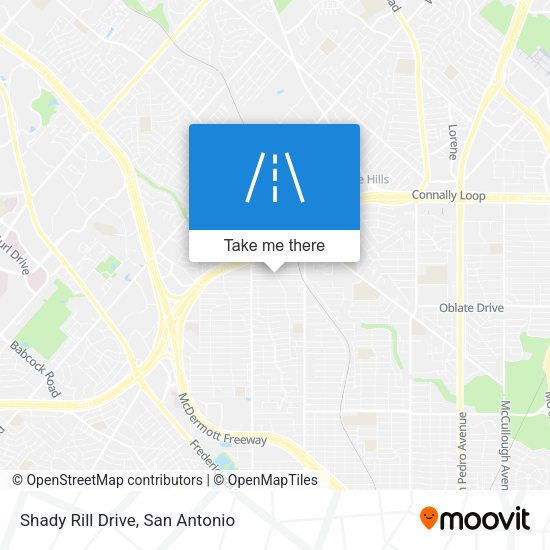 Shady Rill Drive map