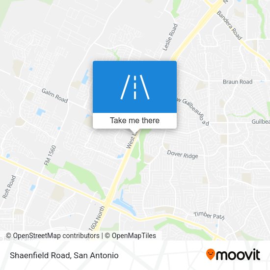 Shaenfield Road map