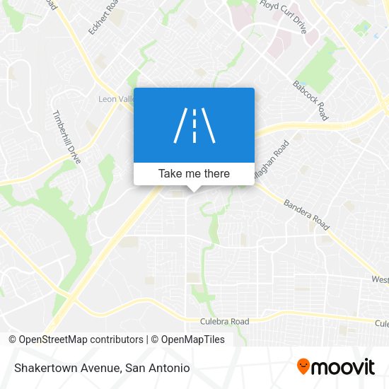 Mapa de Shakertown Avenue