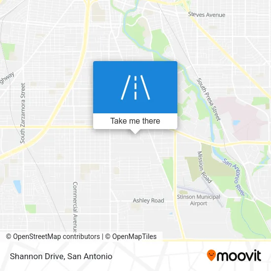 Mapa de Shannon Drive