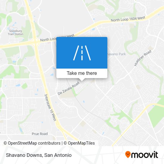 Mapa de Shavano Downs