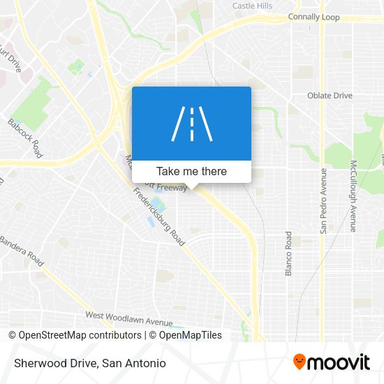 Sherwood Drive map