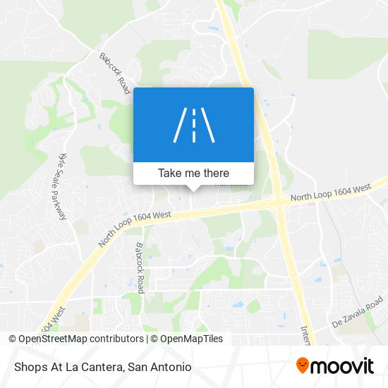 Shops At La Cantera map