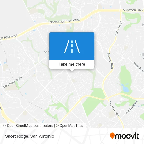 Short Ridge map