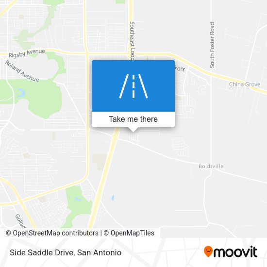 Mapa de Side Saddle Drive
