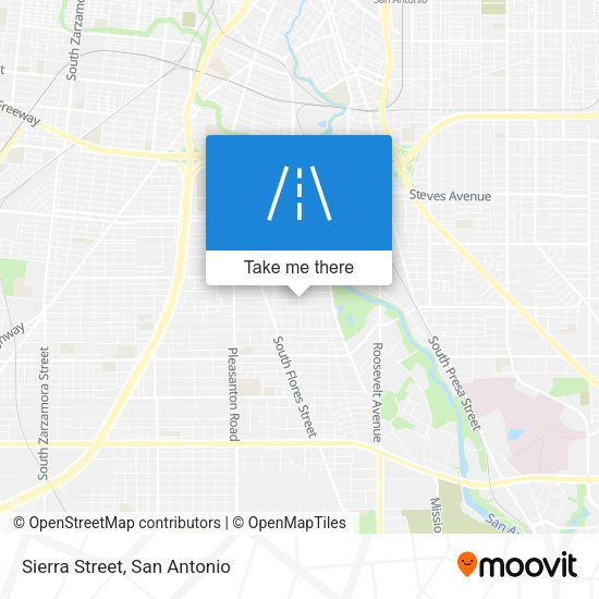 Mapa de Sierra Street