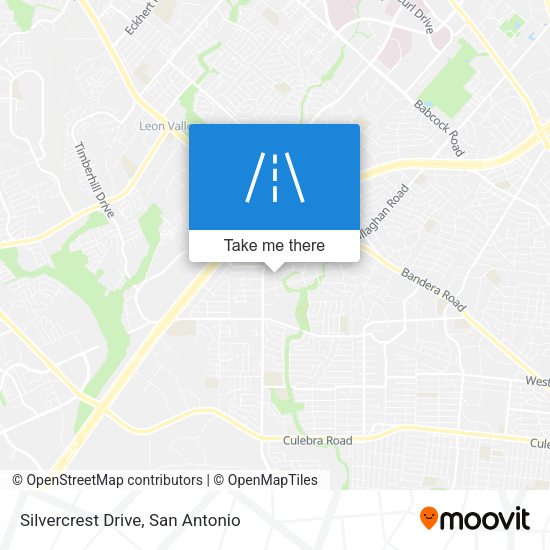 Silvercrest Drive map