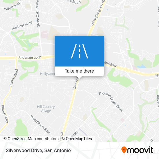 Silverwood Drive map