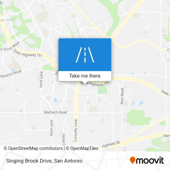 Singing Brook Drive map
