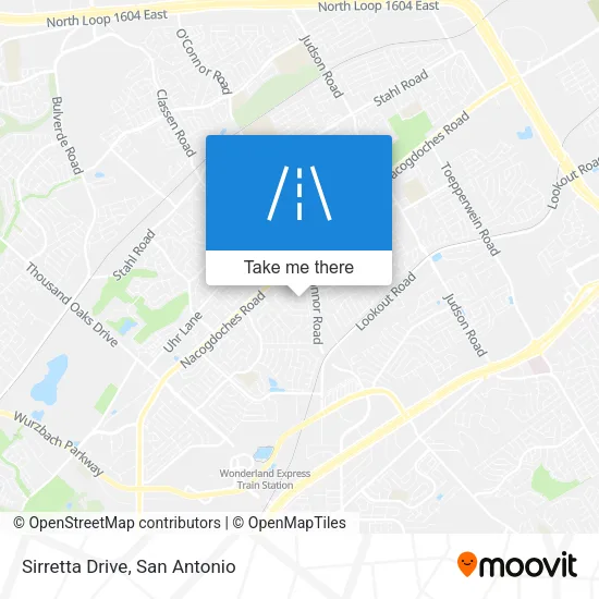 Sirretta Drive map