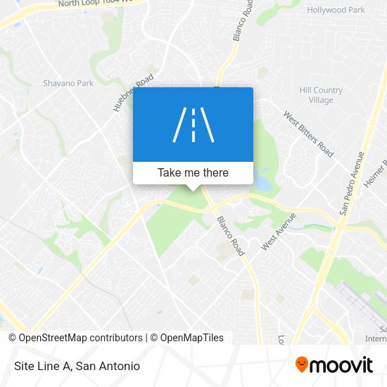 Mapa de Site Line A