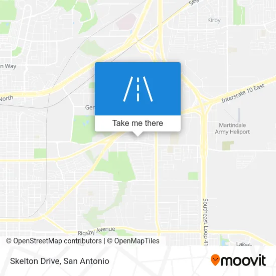 Skelton Drive map