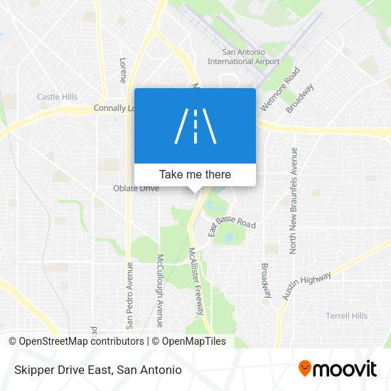Skipper Drive East map