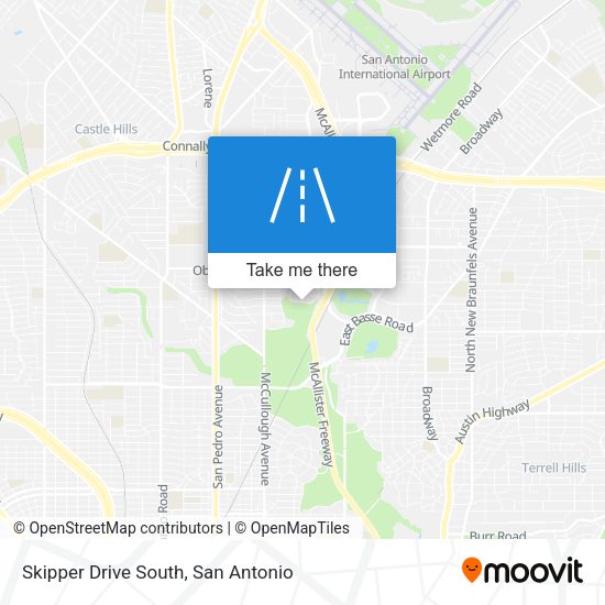 Skipper Drive South map