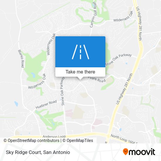 Sky Ridge Court map