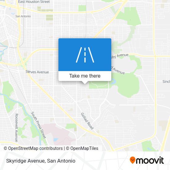 Skyridge Avenue map