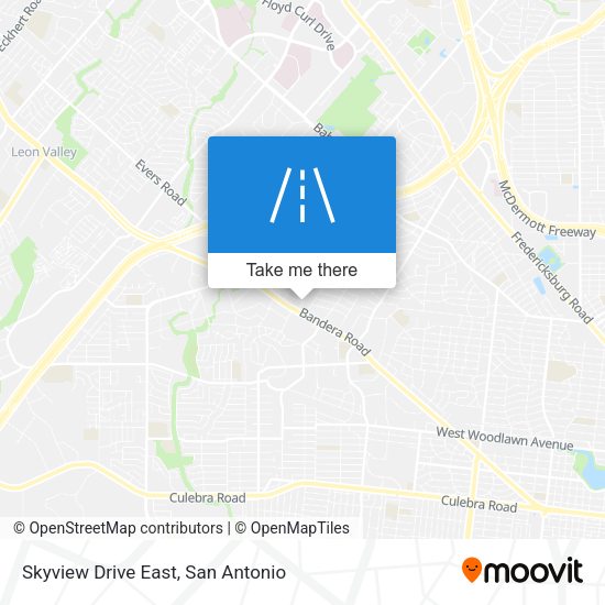 Skyview Drive East map